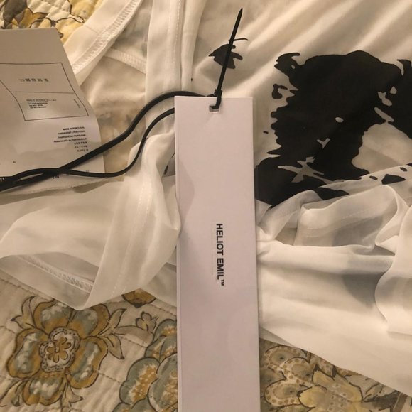 Mens Small Heliot Emil Double Layered Shirt BNWT - Picture 8 of 12